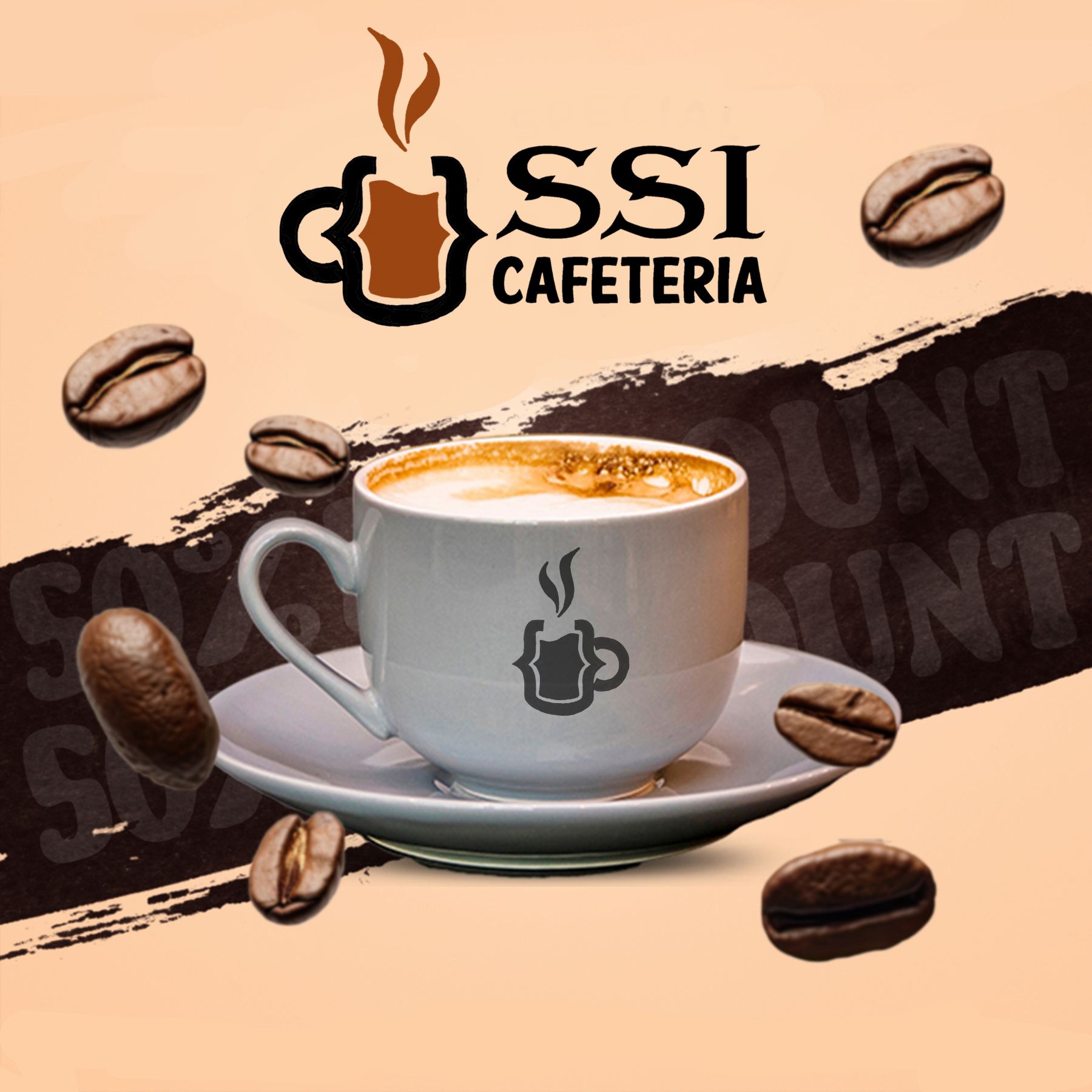 Imagem do card, com uma xícara de café no centro.